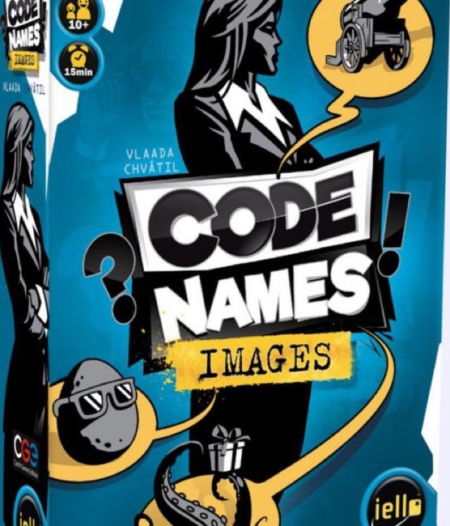 Codenames Images - Jeu de plateau de stratégie - Rouge et Noir