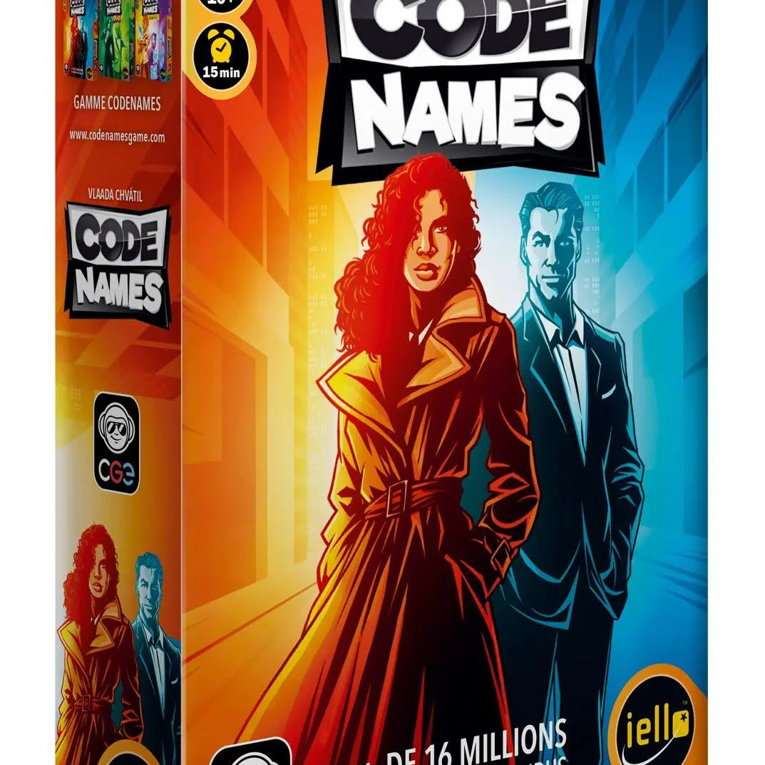 Codenames - Jeu de plateau de stratégie - Rouge et Noir