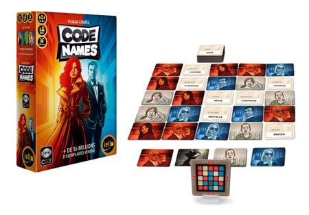 Codenames - Jeu de plateau de stratégie - Rouge et Noir