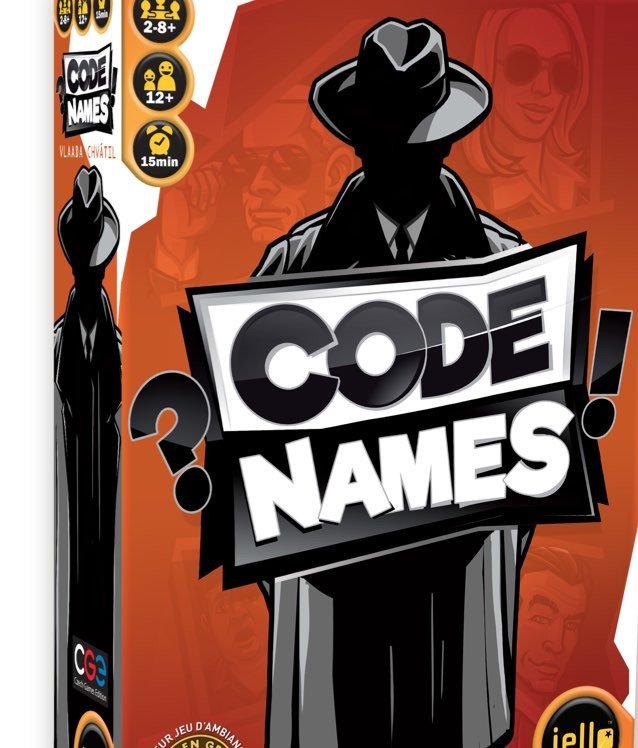 Codenames - Jeu de plateau de stratégie - Rouge et Noir