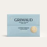Coffret Bridge Grimaud - Nouvelle édition Luxe - Bleu dauphin / Rouge Corail - jeu de cartes coffret bridge à jouer coffret de cartes luxe - Rouge et Noir