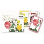 Coffret Bridge Rose Garden - jeu de cartes bridge cadeau sénior - Rouge et Noir