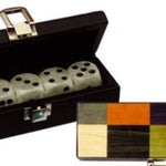 Coffret de dés - Yam's Arlequin - jeu de dés coffret de dés - Rouge et Noir