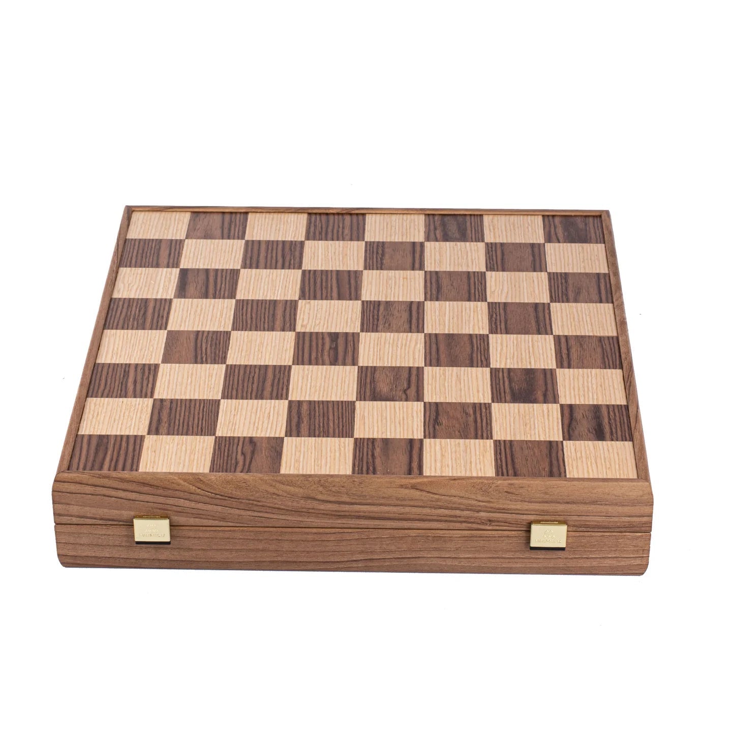 Coffret d’Échecs - Noyer - ensemble d'échecs classique - Rouge et Noir