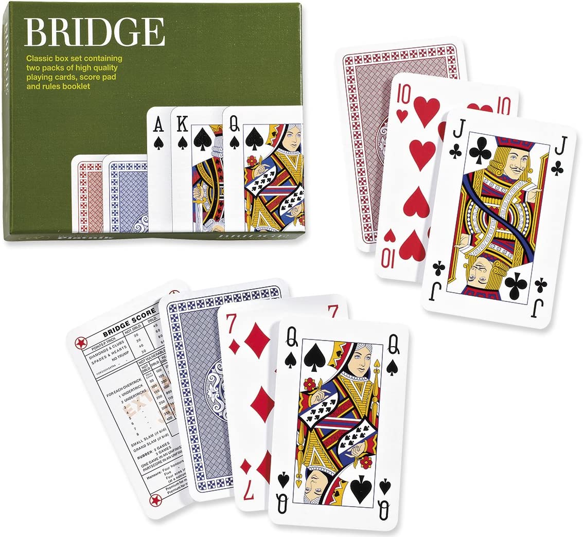 Coffret double Piatnik - Bridge - jeu de cartes bridge - Rouge et Noir