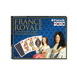 Coffret double Piatnik - France Royale - jeu de cartes illustrées - Rouge et Noir