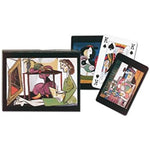 Coffret double Piatnik - Picasso - jeu de cartes bridge - Rouge et Noir