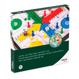 Coffret Jeu des petits chevaux / Jeu de l'oie - Magnétique - 24 x 24 cm - Jeux de Voyage - Rouge et Noir