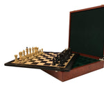 Coffret Luxe - Design Slave - ensemble d'échecs classique - Rouge et Noir