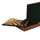 Coffret Luxe - Design Slave - ensemble d'échecs classique - Rouge et Noir