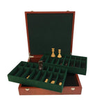 Coffret Luxe - Design Slave - ensemble d'échecs classique - Rouge et Noir