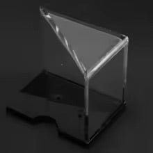 Coin de 4 jeux de Black Jack - transparent - Autres - Rouge et Noir