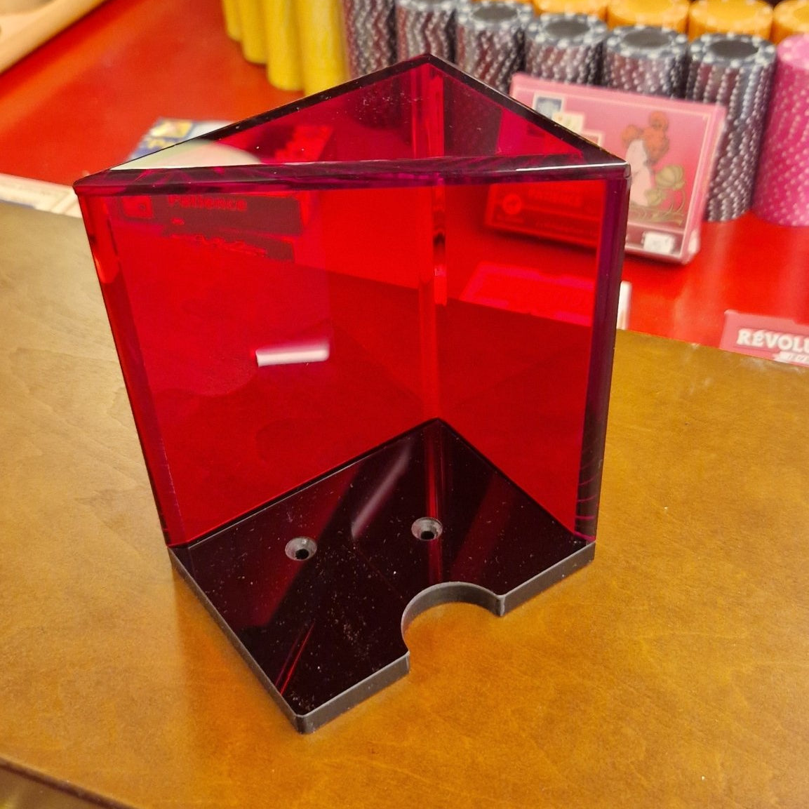 Coin de 6 jeux de Black Jack - Rouge - Autres - Rouge et Noir