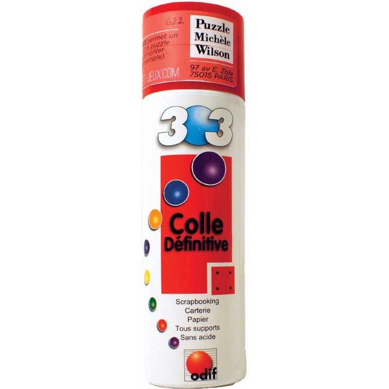 Colle puzzle - Definitive - accessoire puzzle - Rouge et Noir