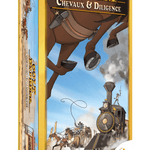 Colt express extension - chevaux et diligence - Jeu de plateau de stratégie - Rouge et Noir