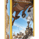 Colt express extension - chevaux et diligence - Jeu de plateau de stratégie - Rouge et Noir