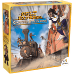 Colt Express - extension Convoyeurs et Train Blindé - Jeu de plateau de stratégie - Rouge et Noir