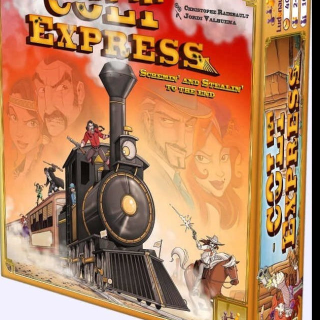 Colt Express - Jeu de plateau de stratégie - Rouge et Noir