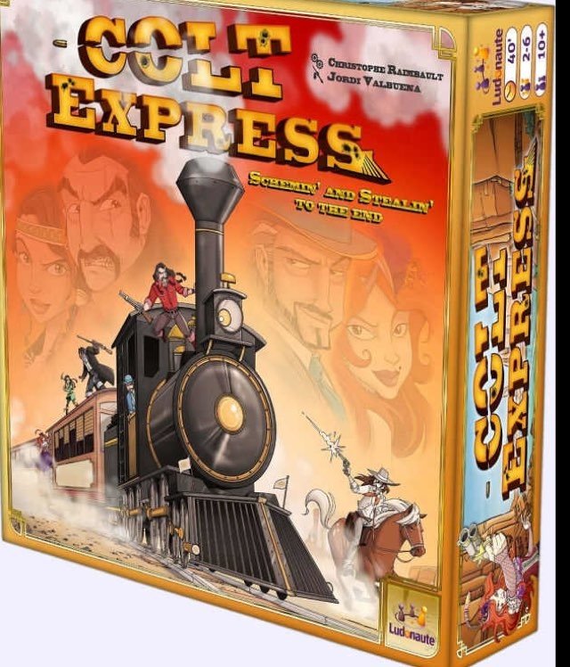 Colt Express - Jeu de plateau de stratégie - Rouge et Noir