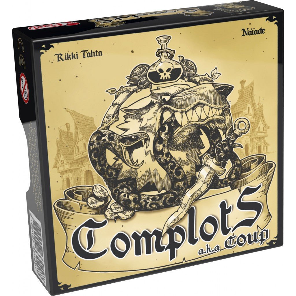 Complots - Jeu de plateau de rôles - Rouge et Noir