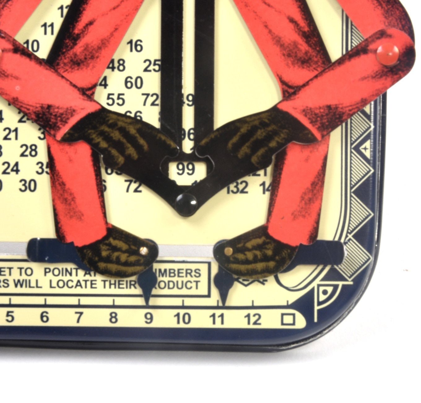 Consul 777 - Le singe savant - Jeu jouet de calcul nombre en métal cadeau - 12a - Rouge et Noir