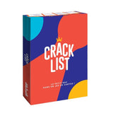 Crack List - Jeu de plateau d'ambiance et de vivacité - Rouge et Noir