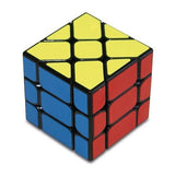 Cube Moyu Yileng Fischer 3x3 - Casse - tête autre cube rubick - Rouge et Noir