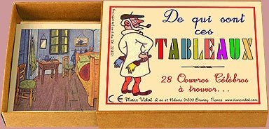 De qui sont ces tableaux ? - fin de soirée à partager solitaire - Rouge et Noir