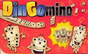 Dingomino - jeu traditionnel jeu de dominos jeu enfant - Rouge et Noir