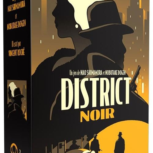 District Noir - Jeu de société et plateau de stratégie de cartes à deux - Rouge et Noir