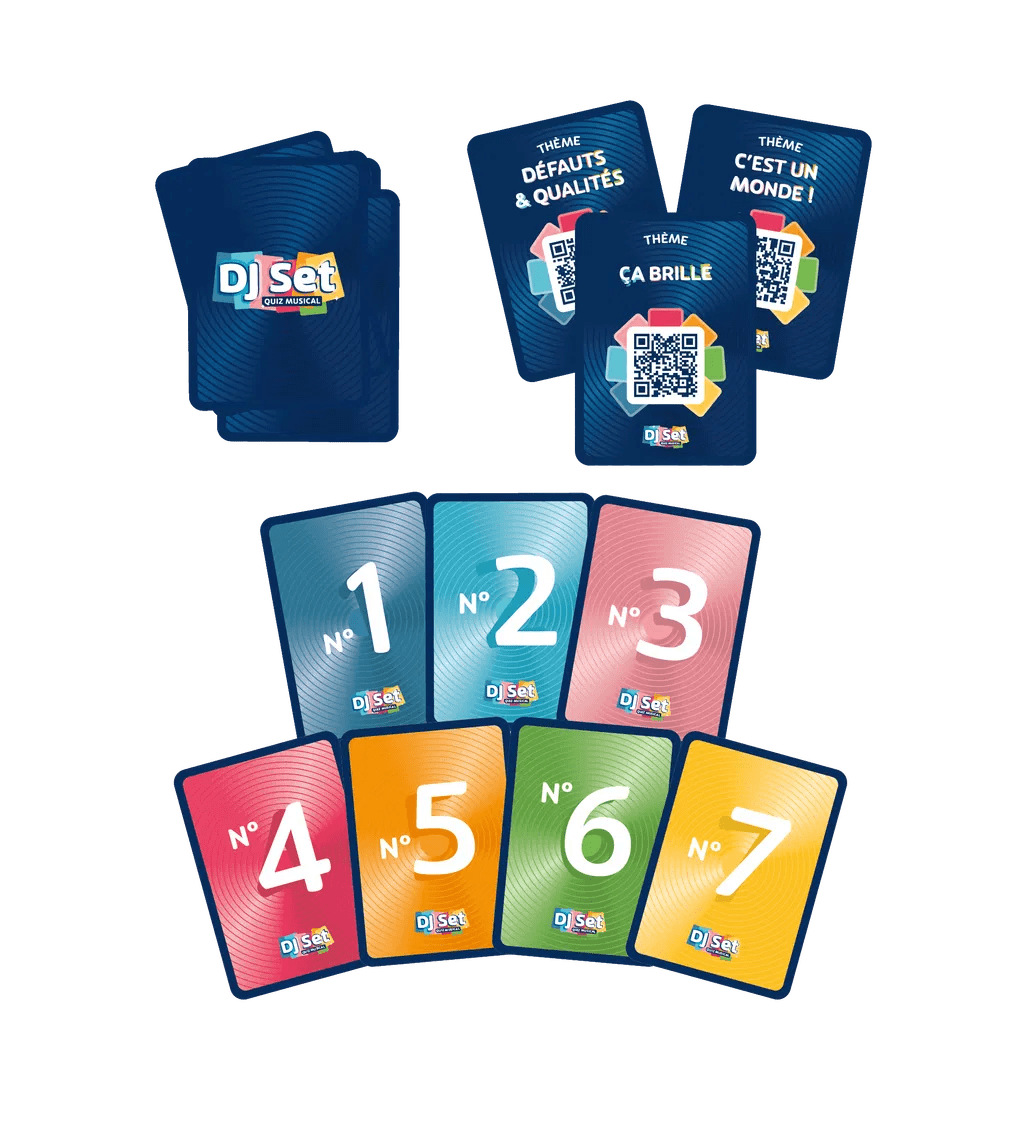DJ SET - Jeu de plateau ambiance - Rouge et Noir