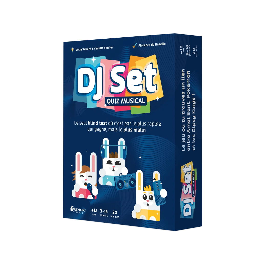 DJ SET - Jeu de plateau ambiance - Rouge et Noir