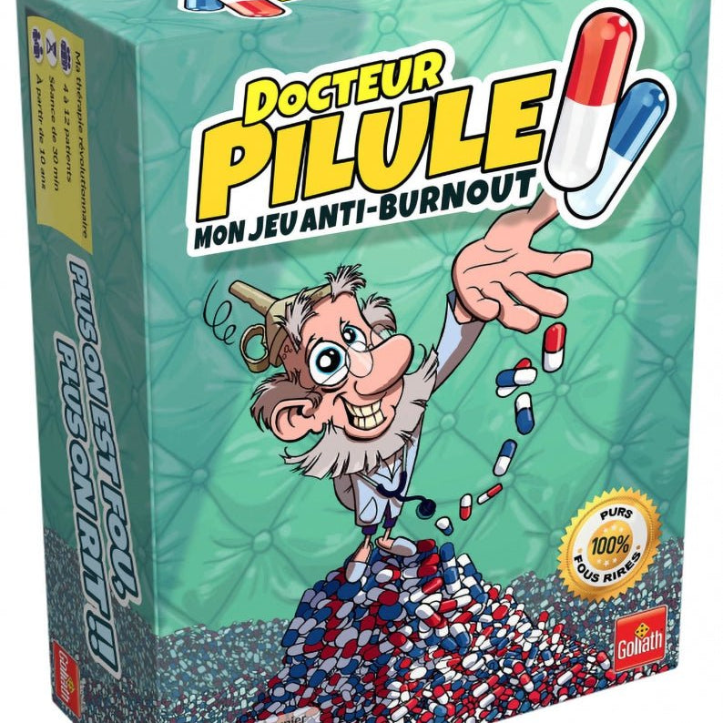 Docteur pilule - Jeu de plateau d'ambiance - Rouge et Noir