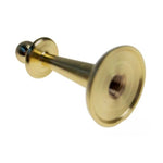 Dolly - marqueur de roulette en laiton - 3 x 6 cm - accessoire de roulette - Rouge et Noir