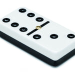 Dominos double 6 bicolores à pivots - boite plumier - jeu traditionnel jeu de dominos - Rouge et Noir