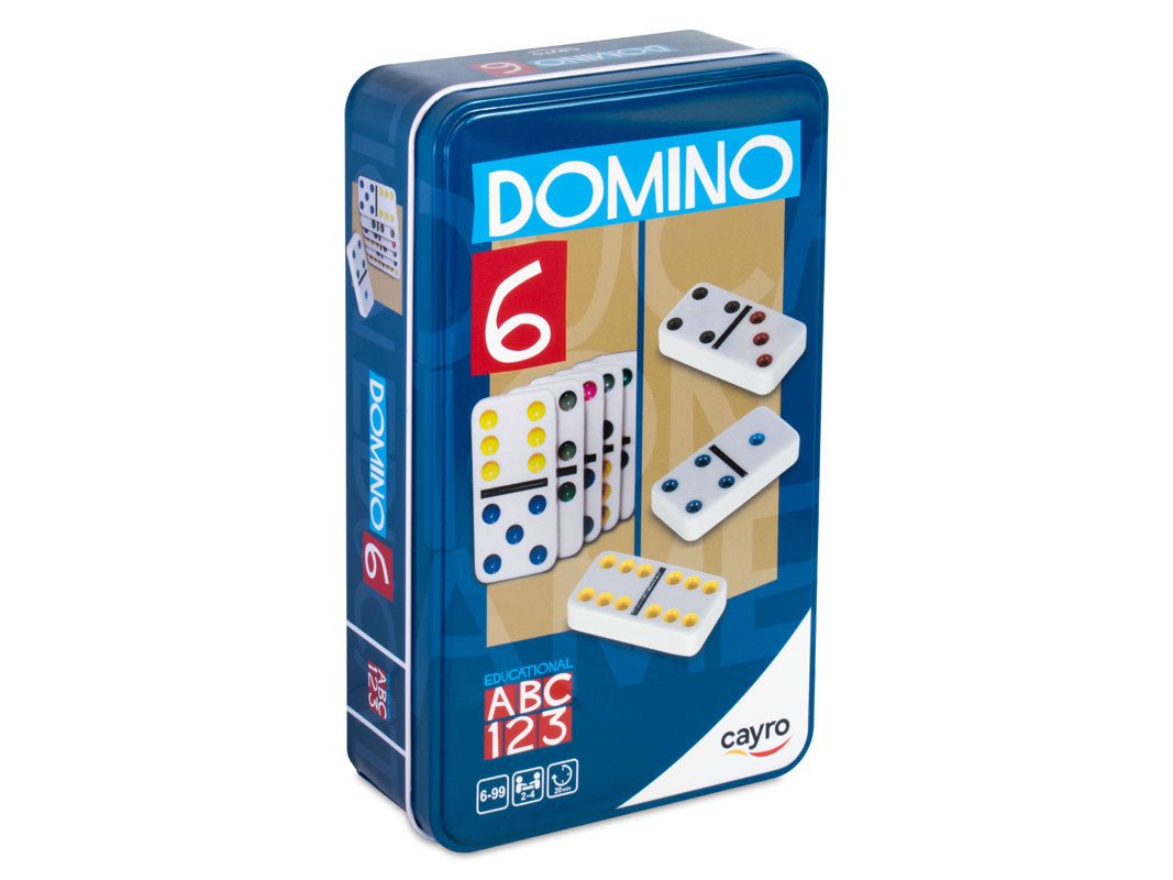 Dominos double 6 couleur - jeu traditionnel jeu de dominos - Rouge et Noir