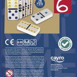 Dominos double 6 couleur - jeu traditionnel jeu de dominos - Rouge et Noir