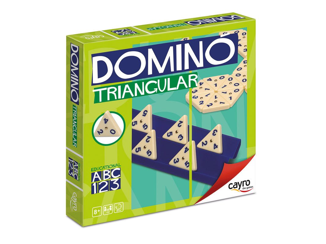 Dominos Triangulaires - jeu traditionnel jeu de dominos - Rouge et Noir