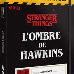 DOSSIERS CRIMINELS : Stranger Things - L'OMBRE DE HAWKINS - Jeu de plateau de stratégie coopératif - Rouge et Noir