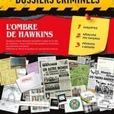 DOSSIERS CRIMINELS : Stranger Things - L'OMBRE DE HAWKINS - Jeu de plateau de stratégie coopératif - Rouge et Noir