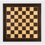 Echiquier Ebène de Macassar - jeu d'échecs échiquier classique - Rouge et Noir