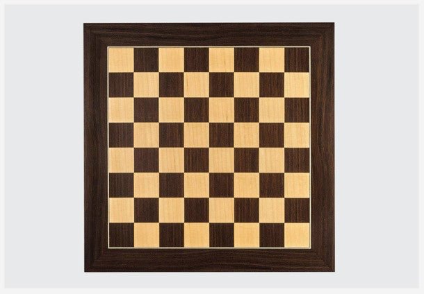 Echiquier Ebène de Macassar - jeu d'échecs échiquier classique - Rouge et Noir