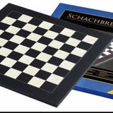 Echiquier en bois de Sycomore - Verni mat - jeu d'échecs échiquier classique décoratif - Rouge et Noir