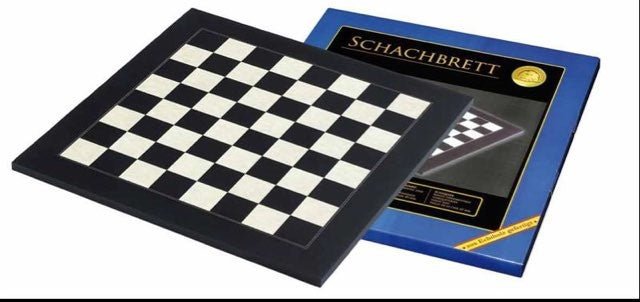 Echiquier en bois de Sycomore - Verni mat - jeu d'échecs échiquier classique décoratif - Rouge et Noir