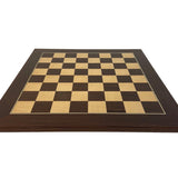 Echiquier Luxe - Ebène de Macassar laqué - jeu d'échecs échiquier classique - Rouge et Noir