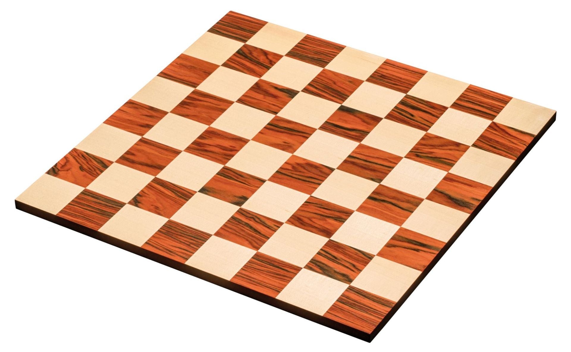 Echiquier Palissandre - Sans Bords - Taille 6 - jeu d'échecs échiquier classique - Rouge et Noir