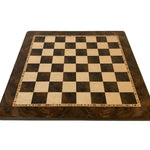 Echiquier Ronce de Noyer - jeu d'échecs échiquier classique et décoratif - Rouge et Noir
