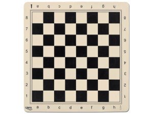 Échiquier silicone - Jeu d'échecs échiquier classique échecs de voyage - Rouge et Noir