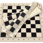 Échiquier silicone - Jeu d'échecs échiquier classique échecs de voyage - Rouge et Noir