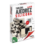 Échiquier silicone - Jeu d'échecs échiquier classique échecs de voyage - Rouge et Noir